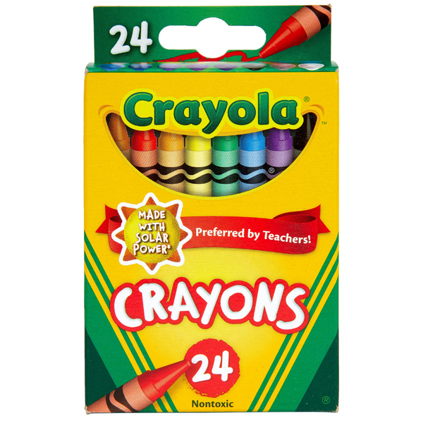 CRAYOLA CRAYONS (*24 CRAYONS)