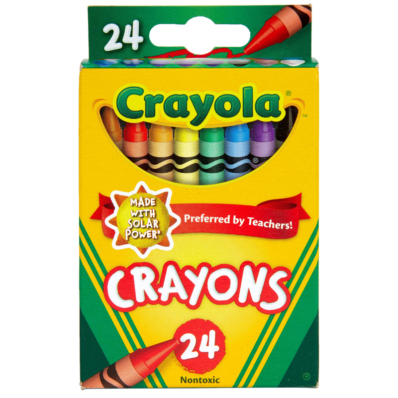 CRAYOLA CRAYONS (*24 CRAYONS)