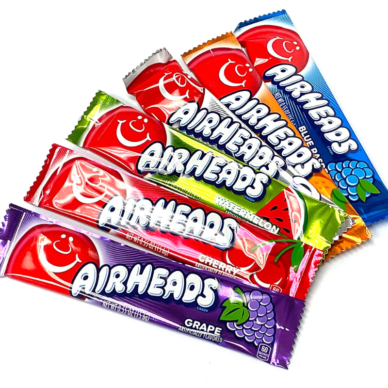 AIRHEADS - ASSORTED CANDY BAR - 0.55OZ