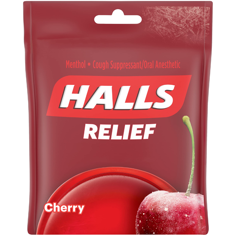 HALLS - PASTILLES CONTRE LA TOUX AUX CERISES (14 DROPS)