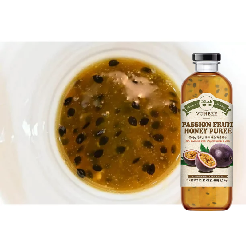 VONBEE - PASSION FRUIT HONEY PUREE - 1.2 KG