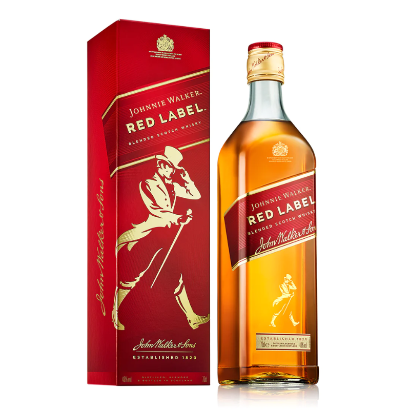 JOHNNY WALKER - RED LABEL SCOTCH WHISKY - 70CL