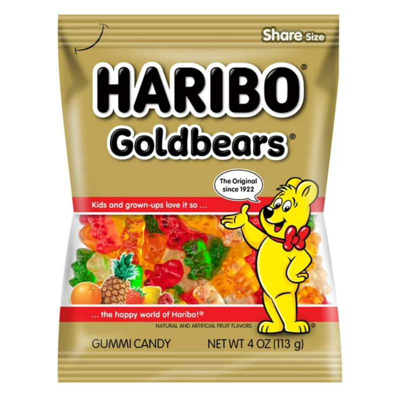 HARIBO GOLDBEARS 4 OZ