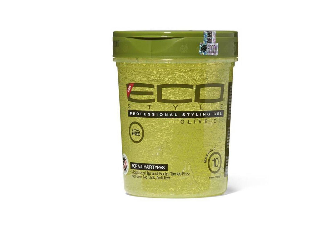 ECO STYLE Gel coiffant professionnel 100% huile d'olive 946ml