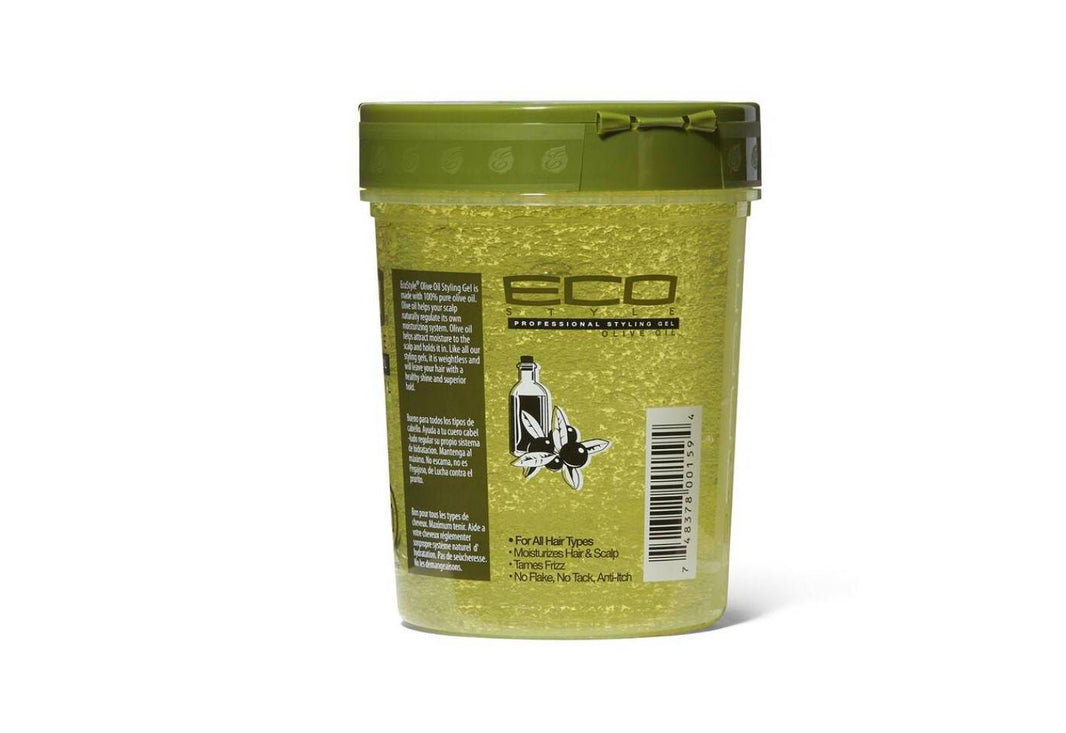 ECO STYLE Gel coiffant professionnel 100% huile d'olive 946ml