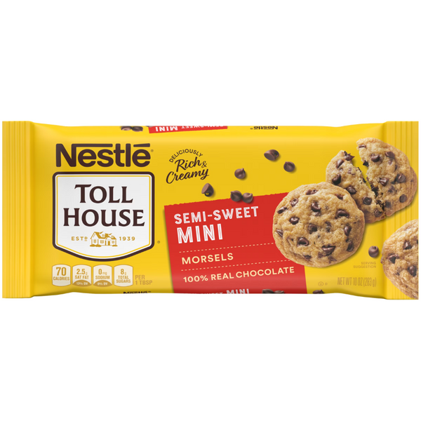 NESTLE - TOLL HOUSE MINI CHOCOLATE MORSELS - 283 G