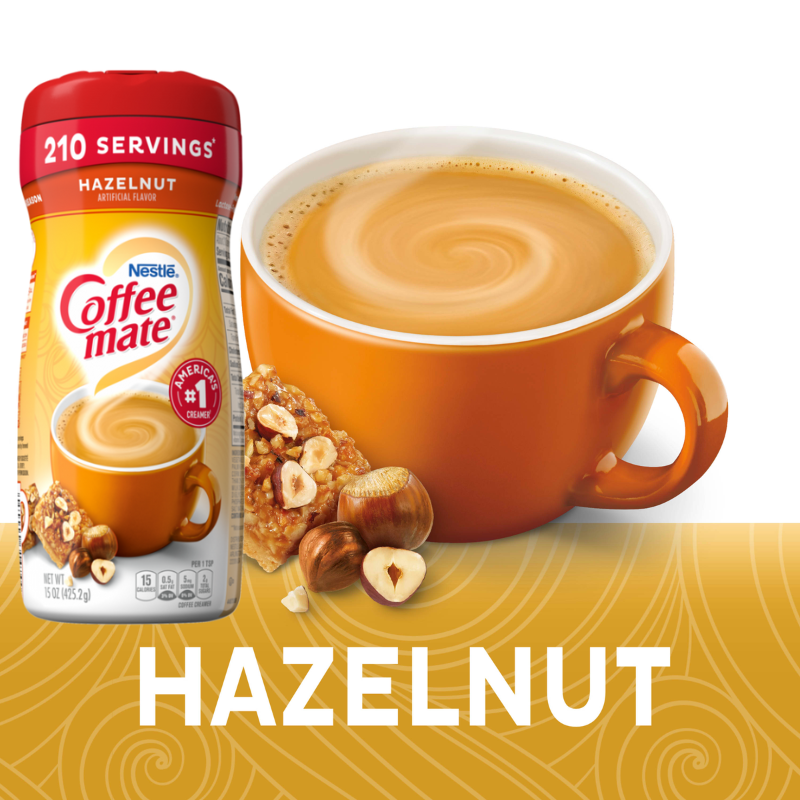 NESTLE - COFFEE MATE CRÉMIER À CAFÉ EN POUDRE DE NOISETTE - 425.2 G