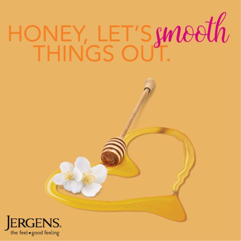 JERGENS - NOURISHING HONEY HYDRATANT POUR PEAU SÈCHE - 496 ML