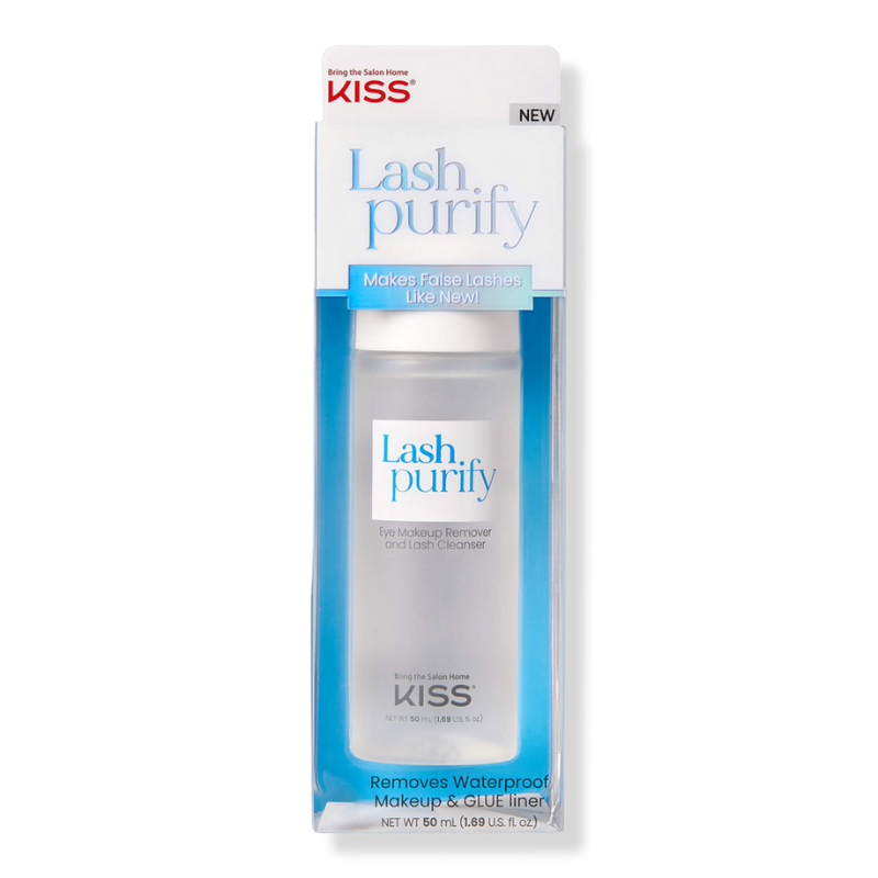 KISS - DÉMAQUILLANT POUR LES YEUX ET NETTOYANT POUR LES CILS LASH PURIFY - 1.69oz