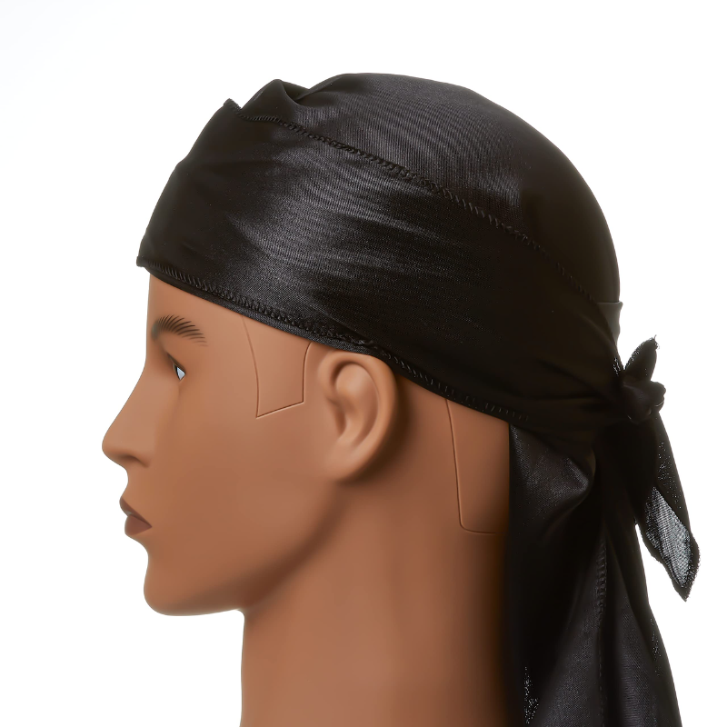 KISS - SATIN SOYEUX ROUGE DURAG POWER WAVE (NOIRE)