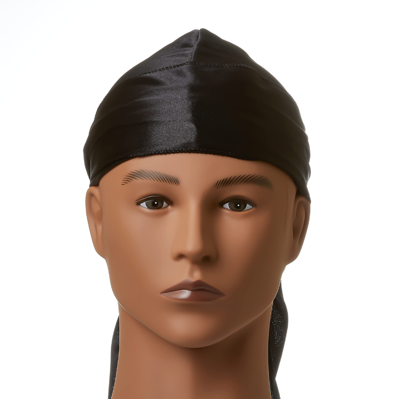 KISS - SATIN SOYEUX ROUGE DURAG POWER WAVE (NOIRE)