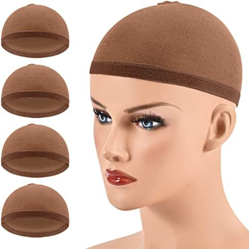 KISS - RED WIG CAP NATURAL BROWN 2 COUNT (12in)