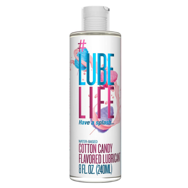 LUBELIFE LUBRIFIANT AROMATISÉ À LA BARBE À PAPA À BASE D'EAU -240 ML