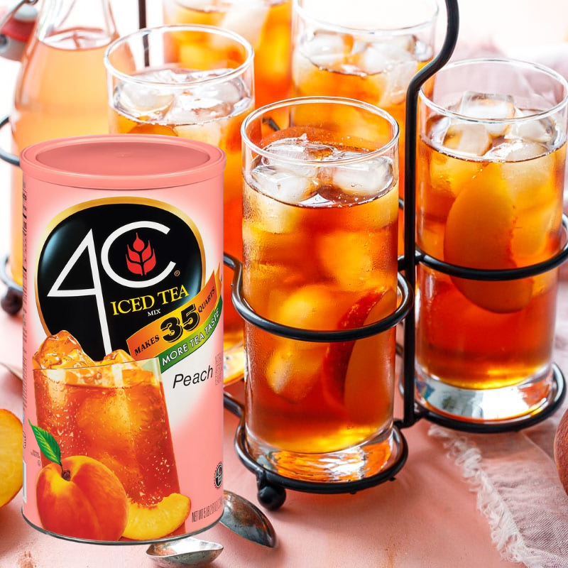 4C - PEACH ICED TEA MIX - 2.34 KG