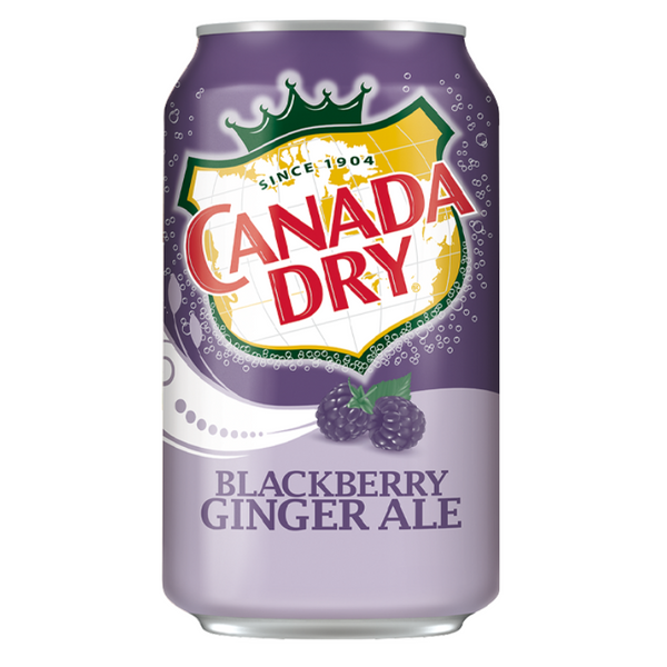 CANADA DRY -  BLACKBERRY - GINGER ALE - 355 ML