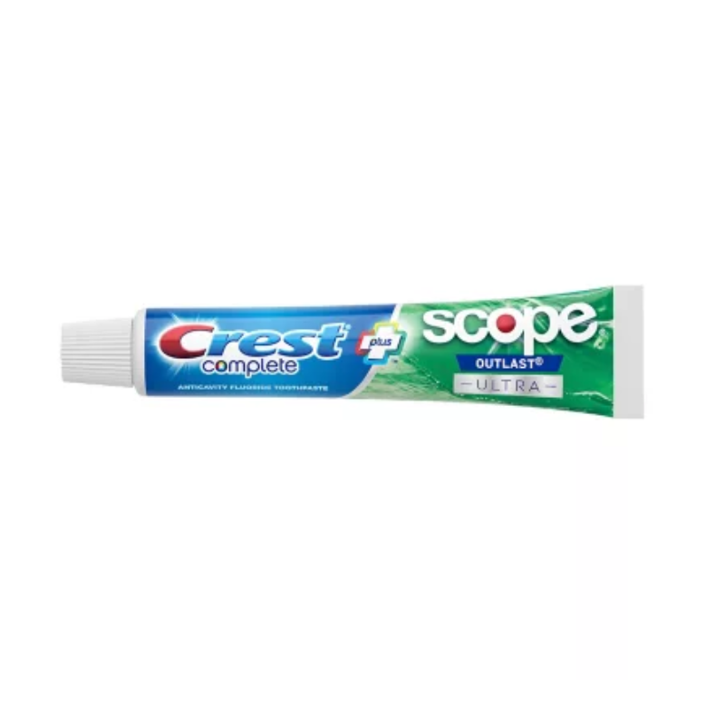 CREST COMPLETE + SCOPE OUTLAST ULTRA TOOTHPASTE -  6.3 OZ