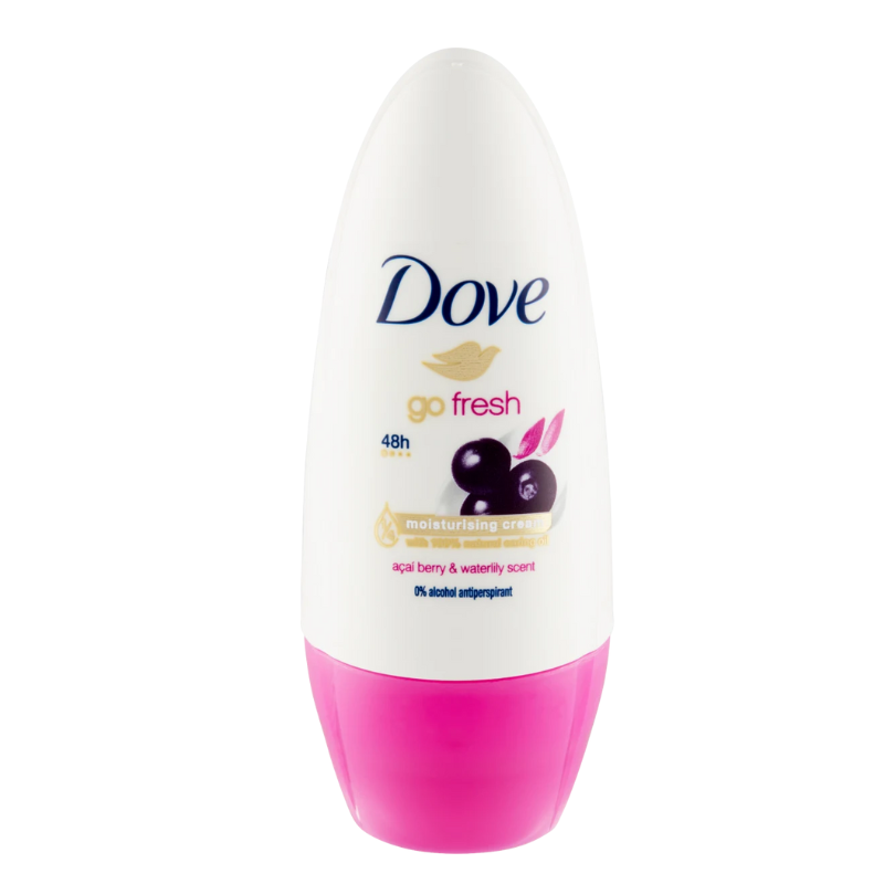 DOVE DEODORANT ANTI-TRANSPIRANT ROLL-ON - ACAI BERRY & WATERLILY - 50 ML