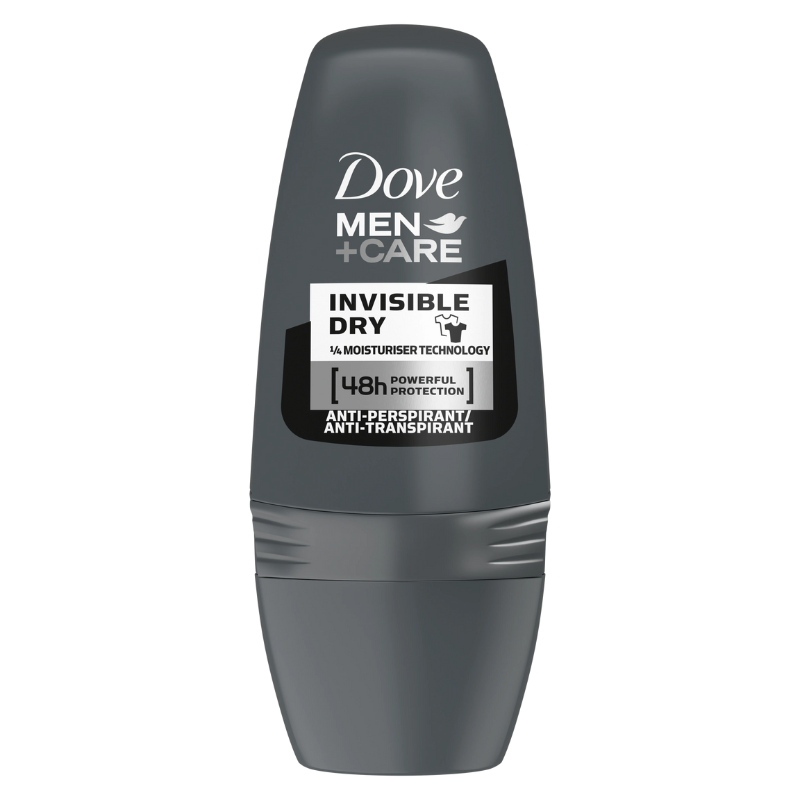 DOVE DEODORANT ANTI-TRANSPIRANT ROLL-ON INVISIBLE DRY FOR MEN - 50 ML