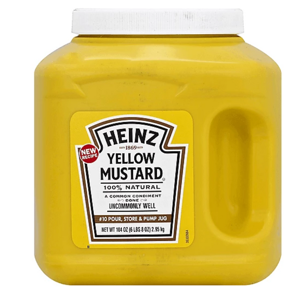 HEINZ - MOUTARDE JAUNE  - 2.94 KG