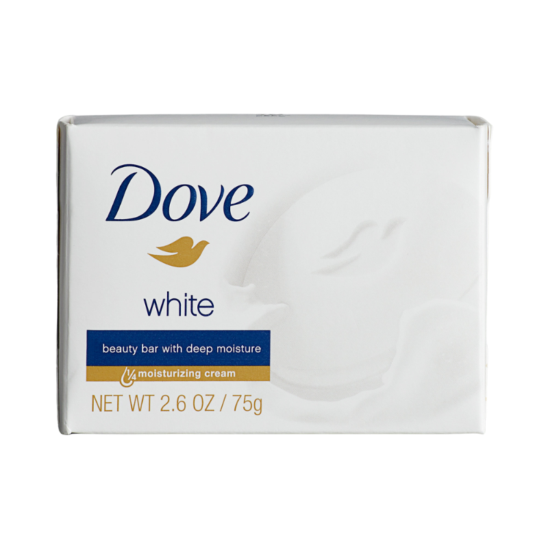 DOVE barre de beauté blanche avec une hydratation profonde 75g