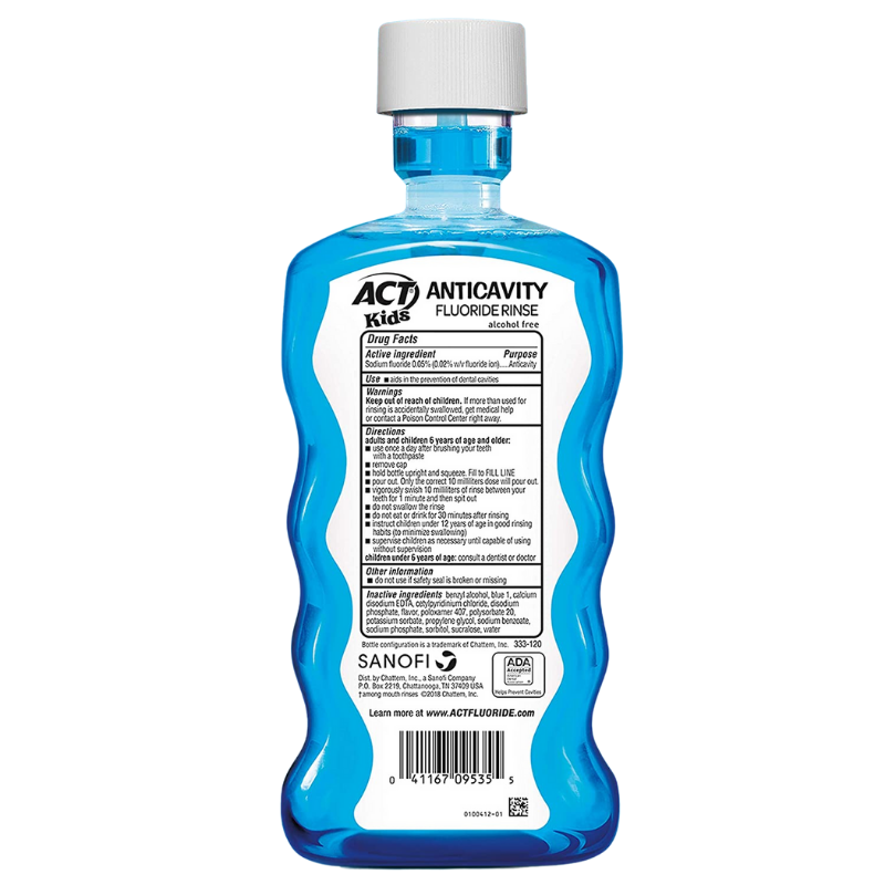 ACT Kids Anticavity Fluoride Rinse Pineapple Punch 16.9 fl. oz.