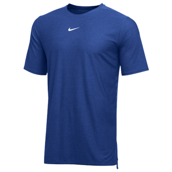 T-Shirt NIKE Authentic Dry - Bleu/Blanc - Homme - (Taille US: M)