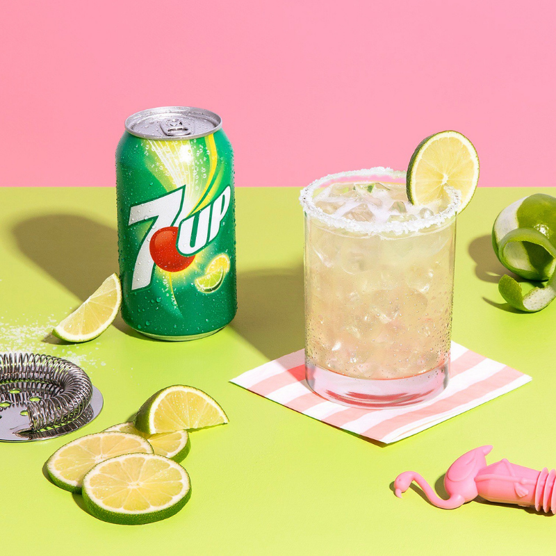 7UP LEMON LIME SODA 355mL