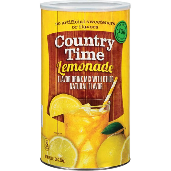 COUNTRY TIME LEMONADE POWDER MIX 82.5OZ