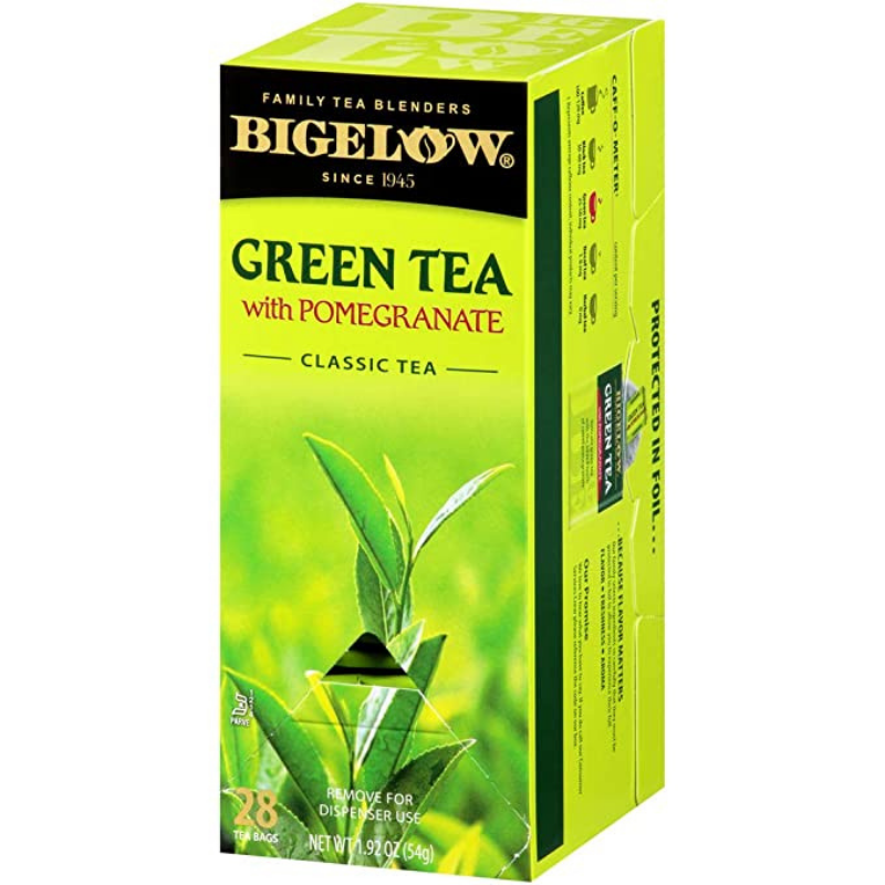 BIGELOW GREEN TEA WITH POMEGRANATE 28 COUNTS