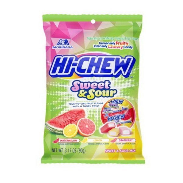 HI-CHEW SWEET AND SOUR MIX PEG BAG 3.17OZ