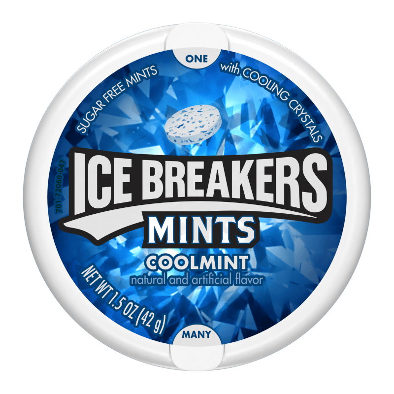 ICE BREAKERS SUGAR FREE MINTS 1.5OZ