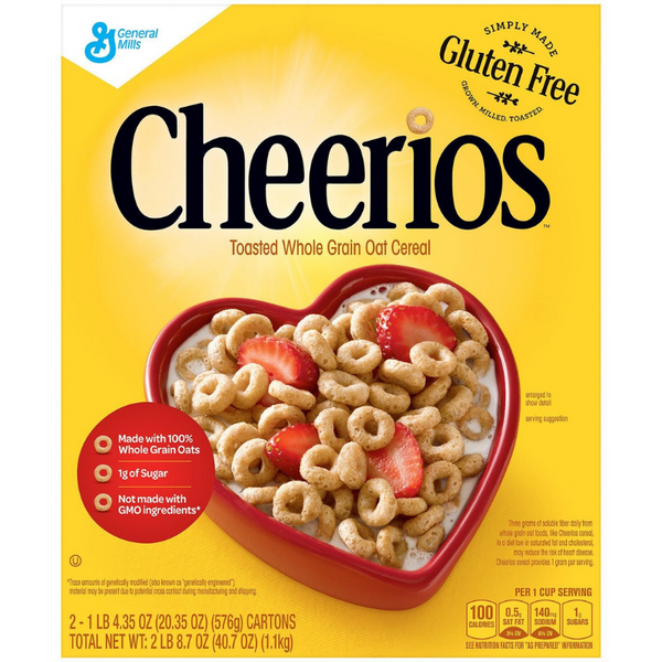 GENERAL MILLS CHEERIOS CÉRÉALES DE PETIT DÉJEUNER SANS GLUTEN  20.35OZ