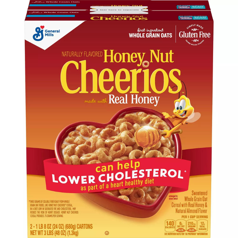 GENERAL MILLS CÉRÉALES SANS GLUTEN AU MIEL ET AUX NOIX CHEERIOS 24OZ