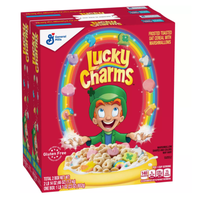 GENERAL MILLS LUCKY CHARMS GLUTEN FREE MARSHMALLOW CEREAL 23OZ