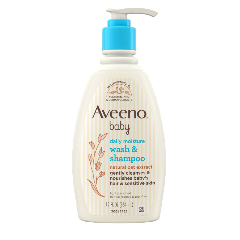 Aveeno Baby Daily Moisture Body Wash & Shampooing, extrait d'avoine