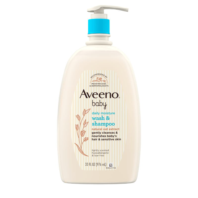 Aveeno Baby Daily Moisture Body Wash & Shampooing, extrait d'avoine