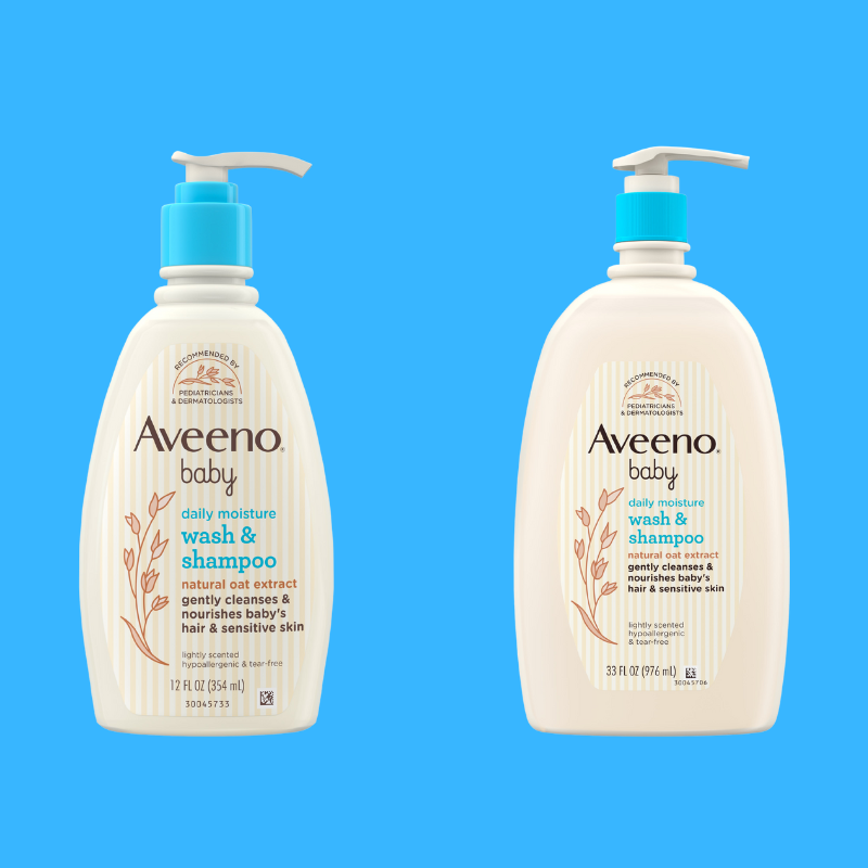 Aveeno Baby Daily Moisture Body Wash & Shampooing, extrait d'avoine