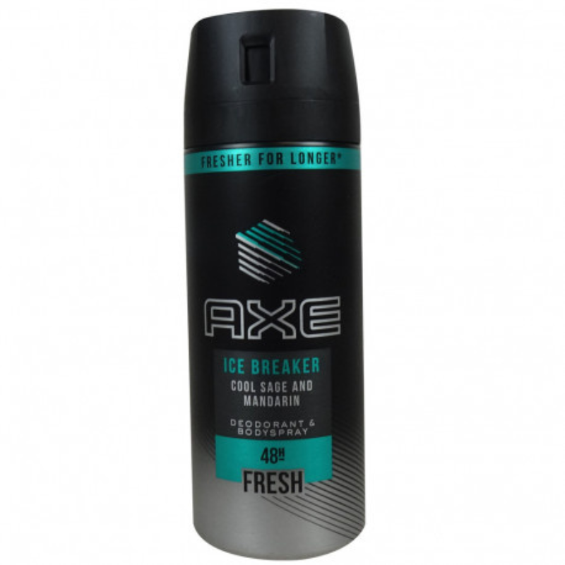 AXE DEODORANT BODY SPRAY ICE BREAKER 150ML