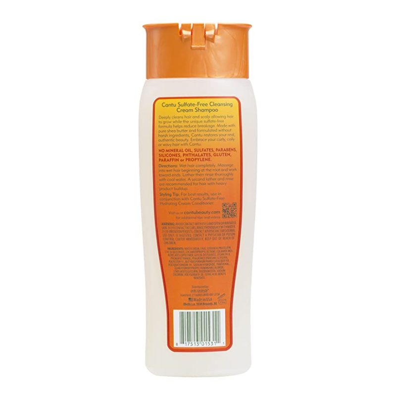 CANTU SHAMPOOING NETTOYANT CHEVEUX NATURELS (SANS SULFATE) 13.5OZ