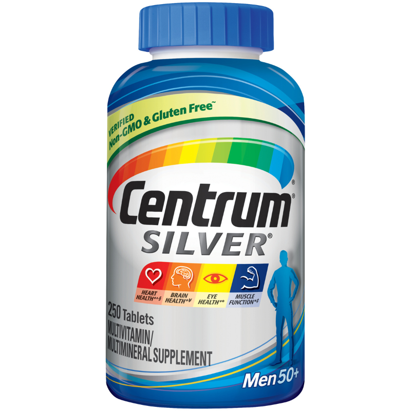 CENTRUM SILVER COMPRIMÉ MULTIVITAMINE HOMME, 50 ANS ET PLUS  275 COMPRIMÉS