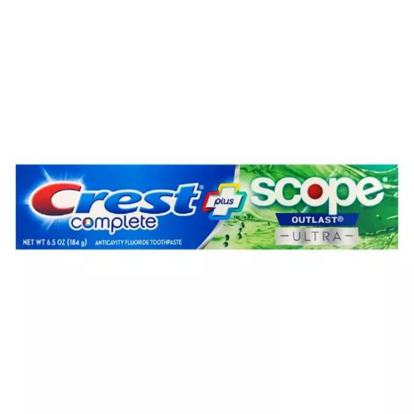 CREST BLANCHIMENT COMPLET + DENTIFRICE SCOPE  184g