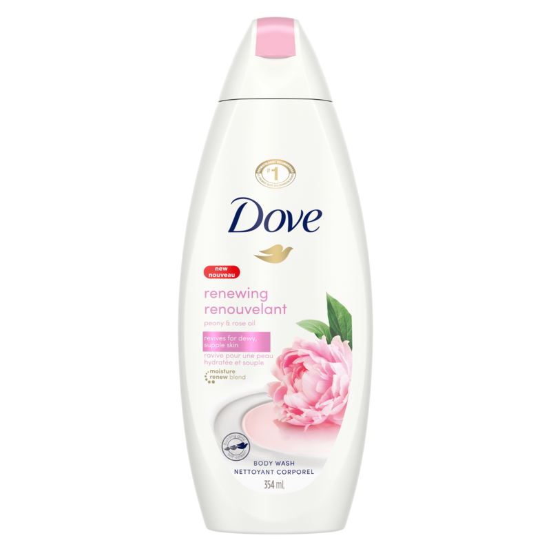 DOVE  Gel Douche Régénérant A La Pivoine Et A L'Huile De Rose 709mL