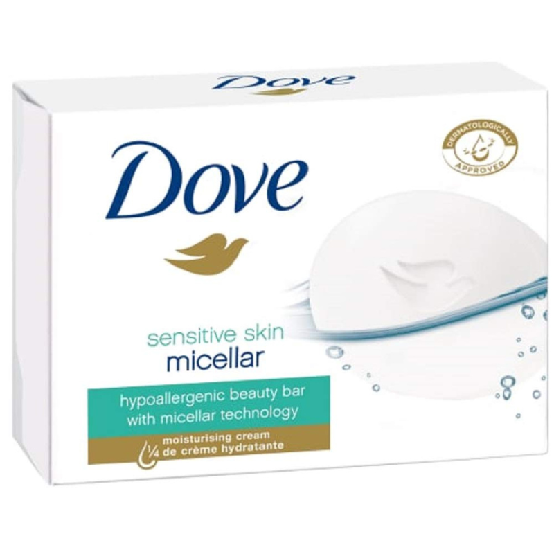 DOVE BEAUTY BAR, SENSITIVE SKIN MICELLAR  3.75OZ