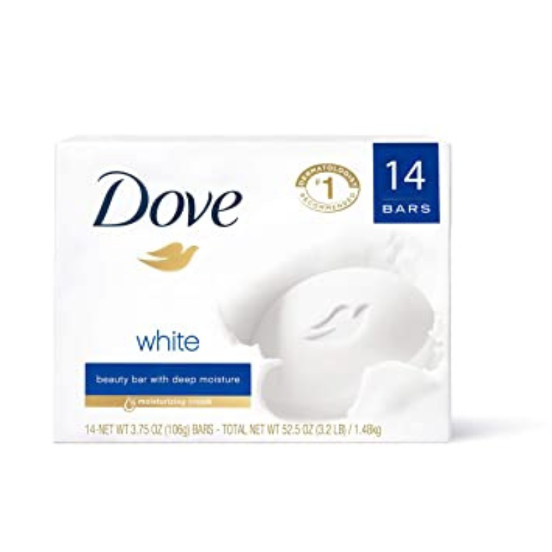 DOVE BEAUTY BAR, WHITE  3.75OZ