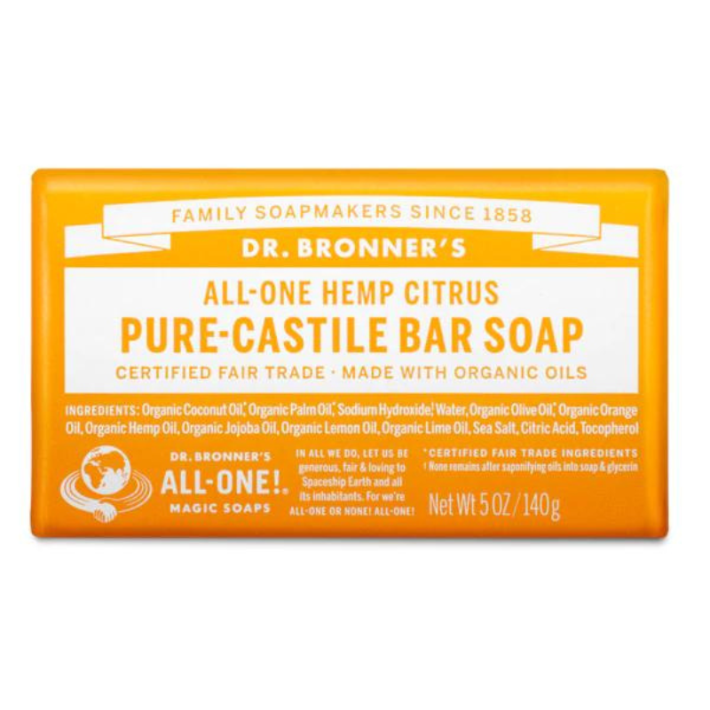 DR. BRONNERS BAR CITRUS ORANGE SOAP 5OZ