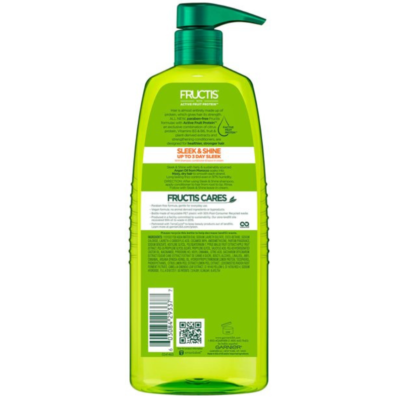 GARNIER FRUCTIS ÉLÉGANT ET BRILLANT SHAMPOOING , POMPE 1.18L