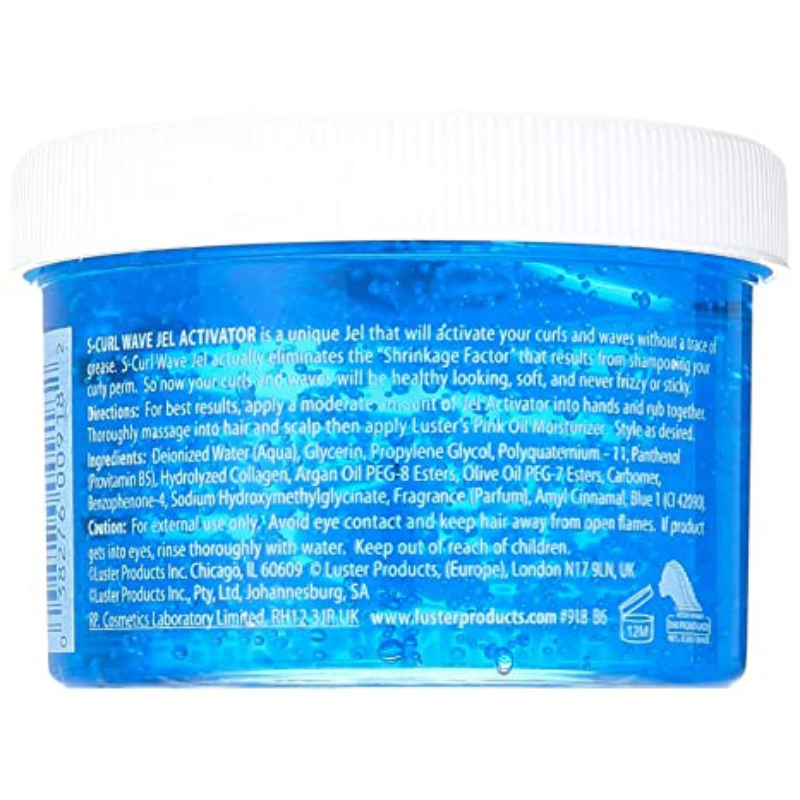 LUSTERS S-CURL WAVE JEL & ACTIVATOR 10.5OZ
