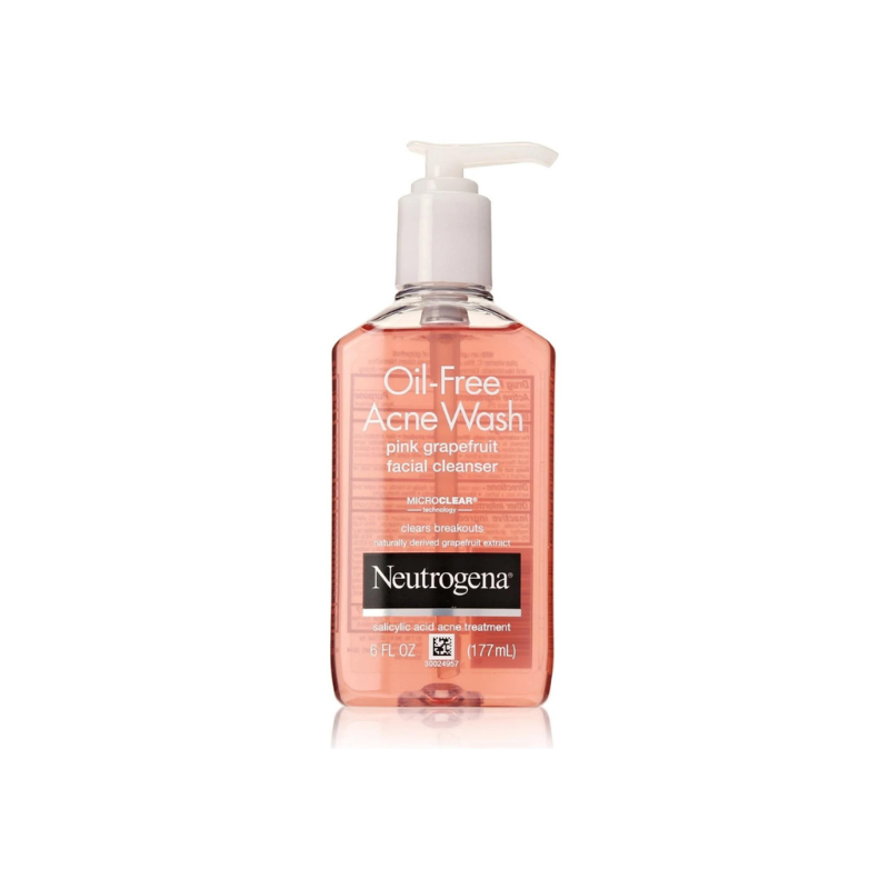 NEUTROGENA Nettoyant Pour Le Visage Sans Huile Contre L'Acné, Pamplemousse Rose 177mL