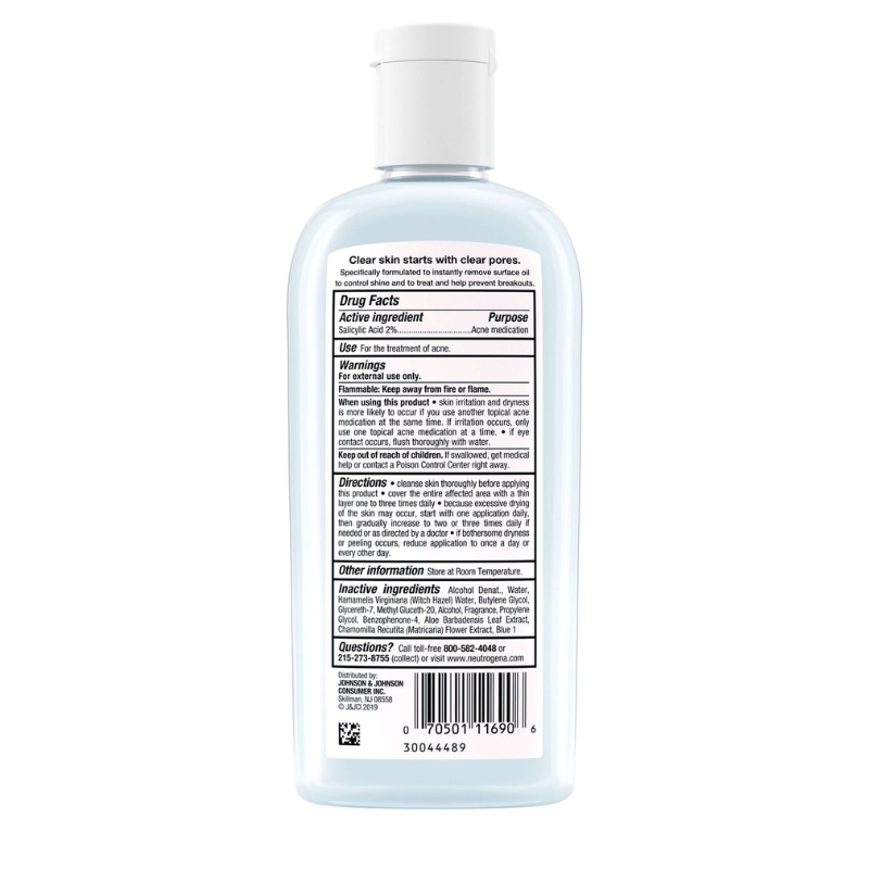 NEUTROGENA CLEAR PORE Astringent Eliminateur De Sébum  236mL