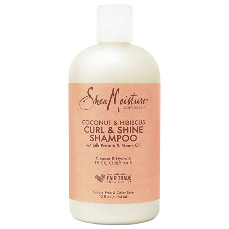SHEA MOISTURE SHAMPOOING À LA NOIX DE COCO ET À L'HIBISCUS  13OZ